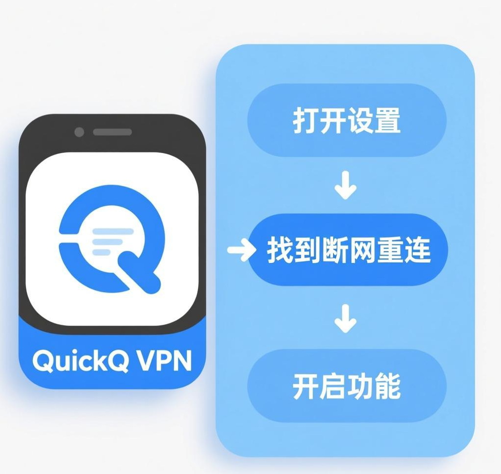 QuickQ VPN断网重连设置：让网络中断后自动恢复连接