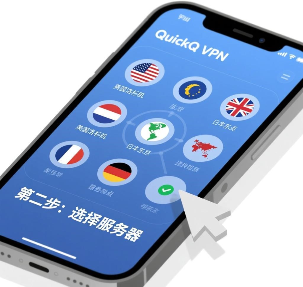 打开QuickQ VPN应用，点击“立即注册”或类似按钮，进入账号创建流程