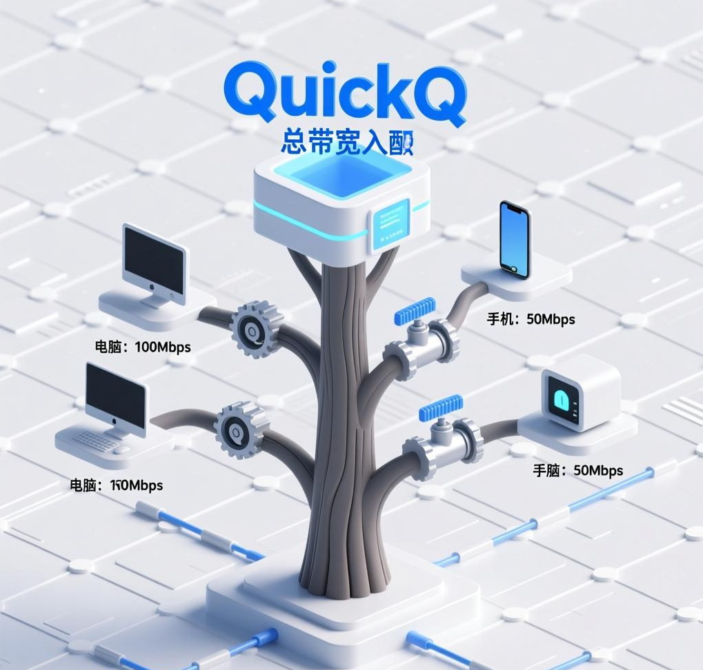 多设备连接QuickQ VPN时如何管理带宽